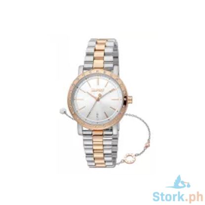 Picture of Esprit EES1L298M0105 Luna Set Stainless Steel Silver-Rose Gold