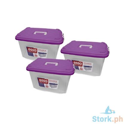 Picture of Essabox Durable Storage Solution 15L Purple