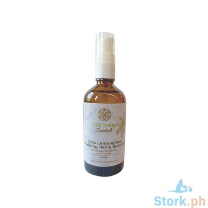 Picture of The Farm at San Benito Coco Lemongrass Purifying Hair & Body Oil - 100ml