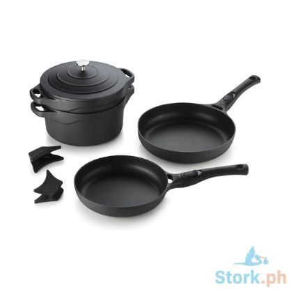 Picture of Gorenje CWAL 3/1BK Aluminum Cookware Set - Black