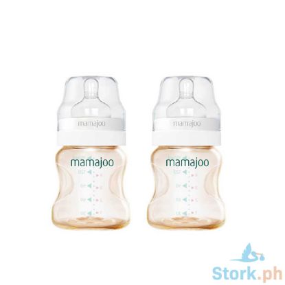 Picture of Mamajoo Gold PES Feeding Bottles 150ml Twin Pack 