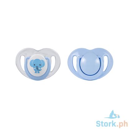 Picture of Mamajoo Silicone Orthodontic Soother ElephantBlue 0+ months 2pcs