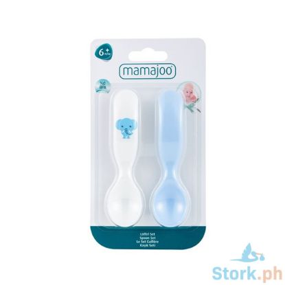 Picture of Mamajoo Design Spoons Set (Blue-Elephant)