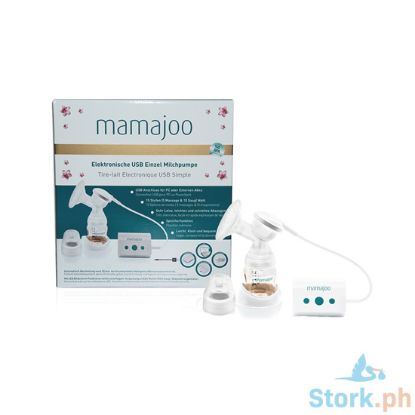 Picture of Mamajoo Electronic USB Single Breast Pump & 1pc. PES Feeding Bottle