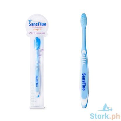 Picture of SansFluo Kids Toothbrush for 2 to 5 years old (Blue)