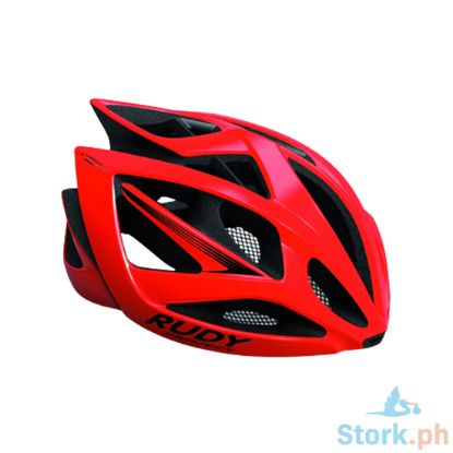 Picture of Rudy Project Airstorm  Cycling Helmet in Shiny Fire Red