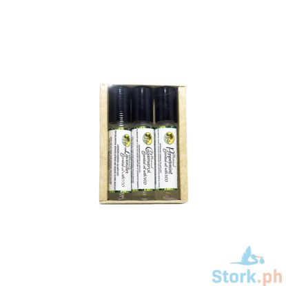 Picture of The Tropical Shop Natural Essential Oil Set Peppermint,Lavender,Calamansi 100ml