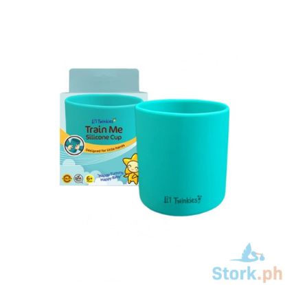 Picture of Li'l Twinkies Train Me Silicone Cup, Teal