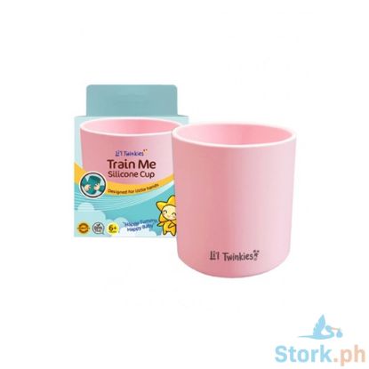 Picture of Li'l Twinkies Train Me Silicone Cup, Blush Pink
