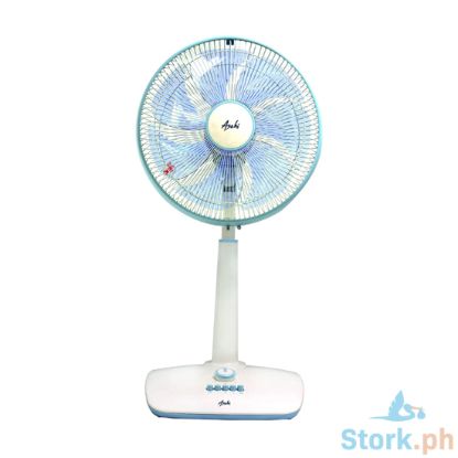 Picture of Asahi BW-6012 16" Bird's Wing Blade Stand Fan White