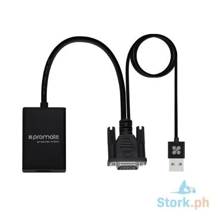 Picture of Promate ProLink-V2H VGA-to-HDMI Adaptor Kit with Audio Support
