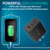 Picture of Promate TriPort-QC Universal Qualcomm Quick Charging Wall Charger 30W