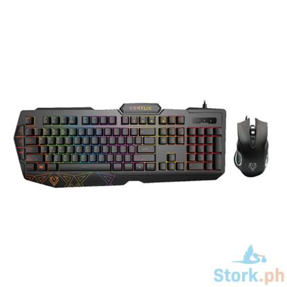 Picture of Vertux Vendetta Ergonomic Gaming Keyboard & Mouse With Programable Macro Keys