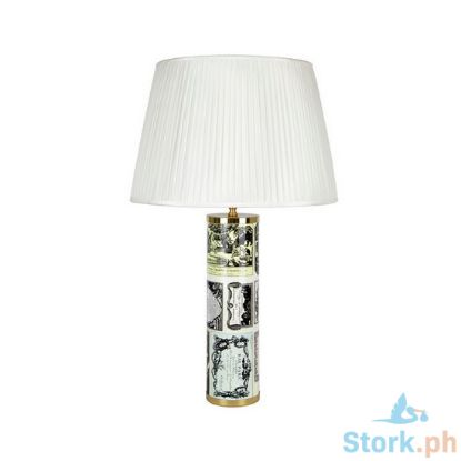 Picture of Fornasetti Conical pleated lampshade - White
