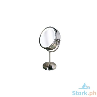 Picture of Vanitibasics Clarity 8 3/4" double-sided Lighted Vanity Mirror with Satin Chrome Finish (8x/1x) M-1V
