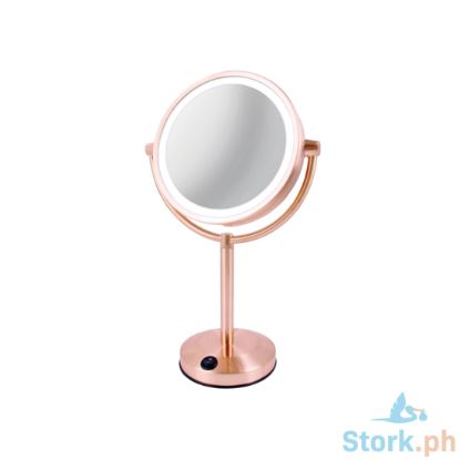 Picture of Vanitibasics 8'' Double-Sided Super Bright LED Mirror with Rose Gold Finish ED20KT
