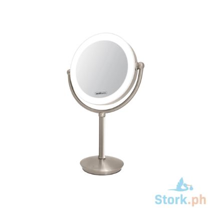 Picture of Vanitibasics 8.5'' Double-Sided Super Bright LED Mirror with Satin Nickel Finish ED22DT5