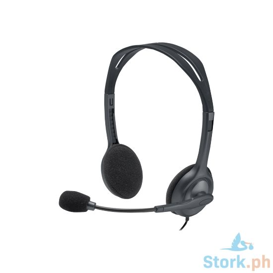 Picture of Logitech H111 Corded Headset  3.5mm Single Pin - Black