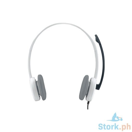 Picture of Logitech H150 Corded Headset 3.5mm Dual Pin - White