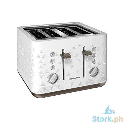Picture of MORPHY RICHARDS Prism 4-Slice Toaster White