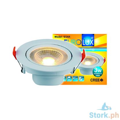 Picture of Eurolux Star Round Led Smd Directional Spot Light Warmwhite