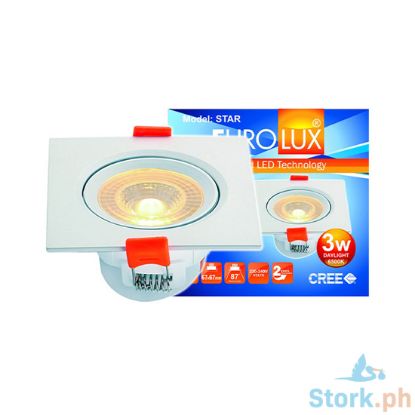 Picture of Eurolux Star Square Led Smd Directional Spot Light Daylight