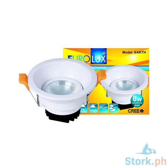 Picture of Eurolux Earth Round Led Cob Spotlight 8W 3.0" Ø, (93Mm)