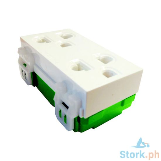 Picture of Eurolux Duplex Universal Outlet With Ground (Ewodg) 16A