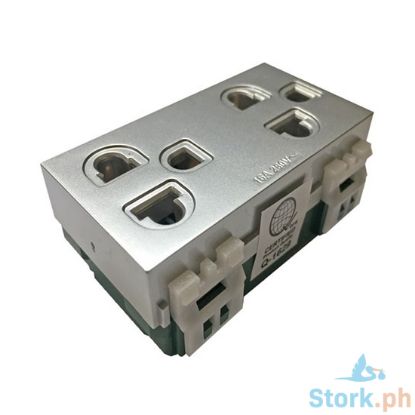 Picture of Eurolux Universal Duplex Outlet (Ewodg Sg) 16A