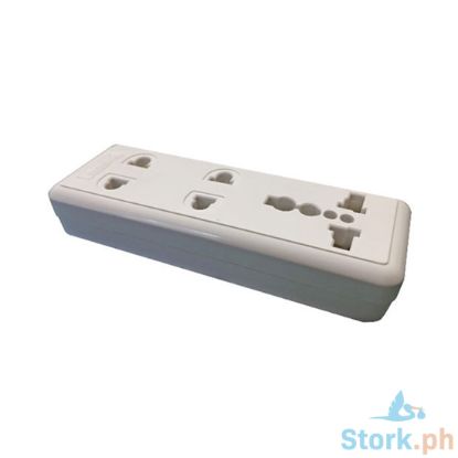 Picture of Eurolux 3 Gang Outlet Surface Mount (Co-10 3G-U) 10A