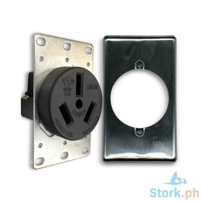 Picture of Eurolux Range Outlet 50A With Steel Plate