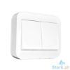 Picture of Omni WSS-202-PK Surface Mounted Convenience Wall Switch 2 Gang 10A