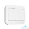 Picture of Omni WSS-203-PK Surface Mounted Convenience Wall Switch 3 Gang 10A