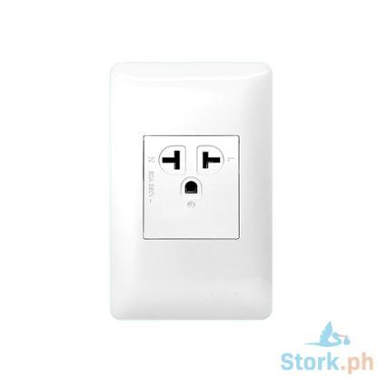Picture of Omni DP1-WA401 Designer Series - Aircon Tandem Outlet In Ivory Plate 20A
