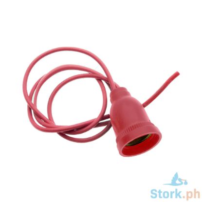 Picture of Omni E12-102-R-2 Pigtail Socket 2A 250V Red