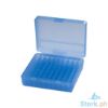 Picture of Raptor TB-906 Clear Blue Plastic Ammo Box- Blue