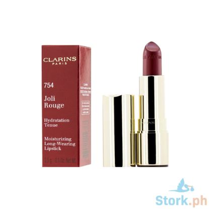 Picture of YOUR FAV BOX Clarins Joli Rouge Lipstick 754 Deep Red 3.5g
