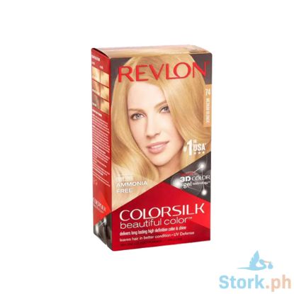 Picture of YOUR FAV BOX Revlon Colorsilk Beautiful Color with Keratin 130ml Medium Blonde No.74
