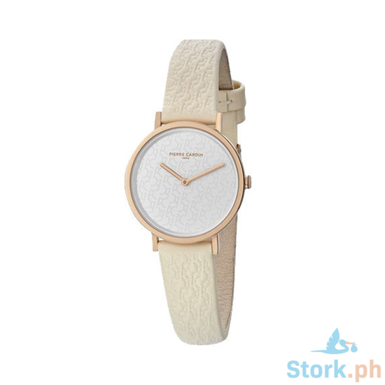 Rose Gold Cream Leather Watch