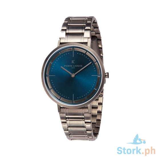Blue & Gunmetal Stainless Steel Link Watch [+₱9,790.00]