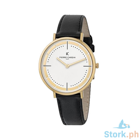 Gold and Black Leather Watch [+₱7,890.00]