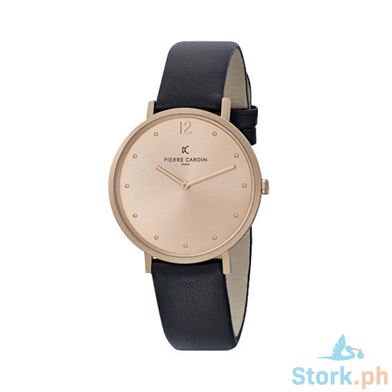 All Rose Gold Black Leather Watch [+₱7,890.00]