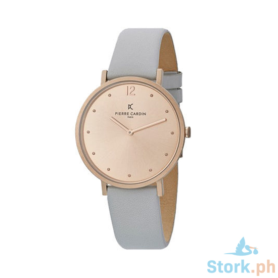 Rose Gold and Gray Leather Watch [+₱7,890.00]