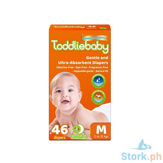 Picture of Toddliebaby Gentle Touch Diapers Size M - 46 pcs x 1 pack