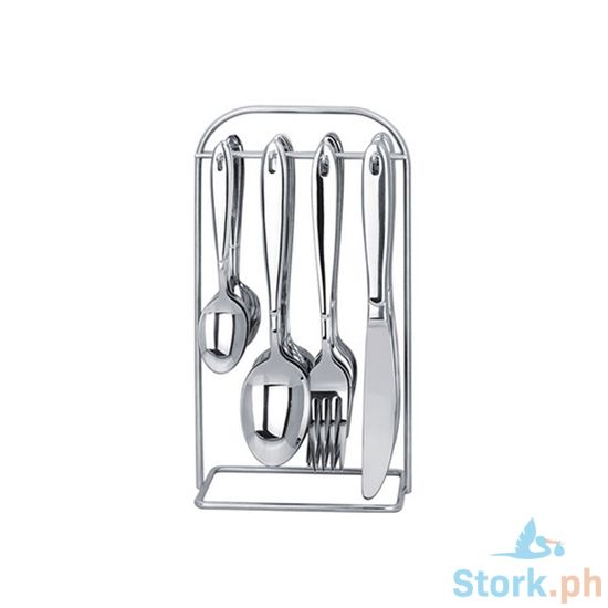 Picture of Metro Cookwares 24pcs Stainless Steel Cutlery Set with Holder