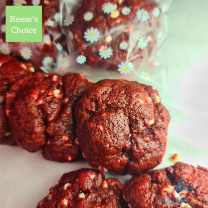 Picture of Reese's Choice NY Red Velvet Moist Cookies (per 100 grams)