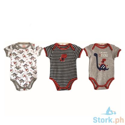 Picture of PJ541 CH5 Onesie Les Dino White