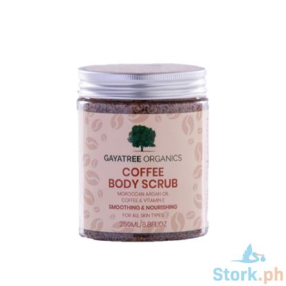 Picture of Gayatree Organics Coffee Body Scrub with Argan Oil & Vitamin E
