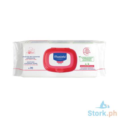 Picture of Mustela Soothing Cleansing Wipes x70