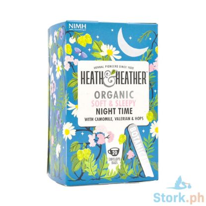 Picture of Heath & Heather Organic Soft and Sleepy Night Time Tea 20 Envelopes